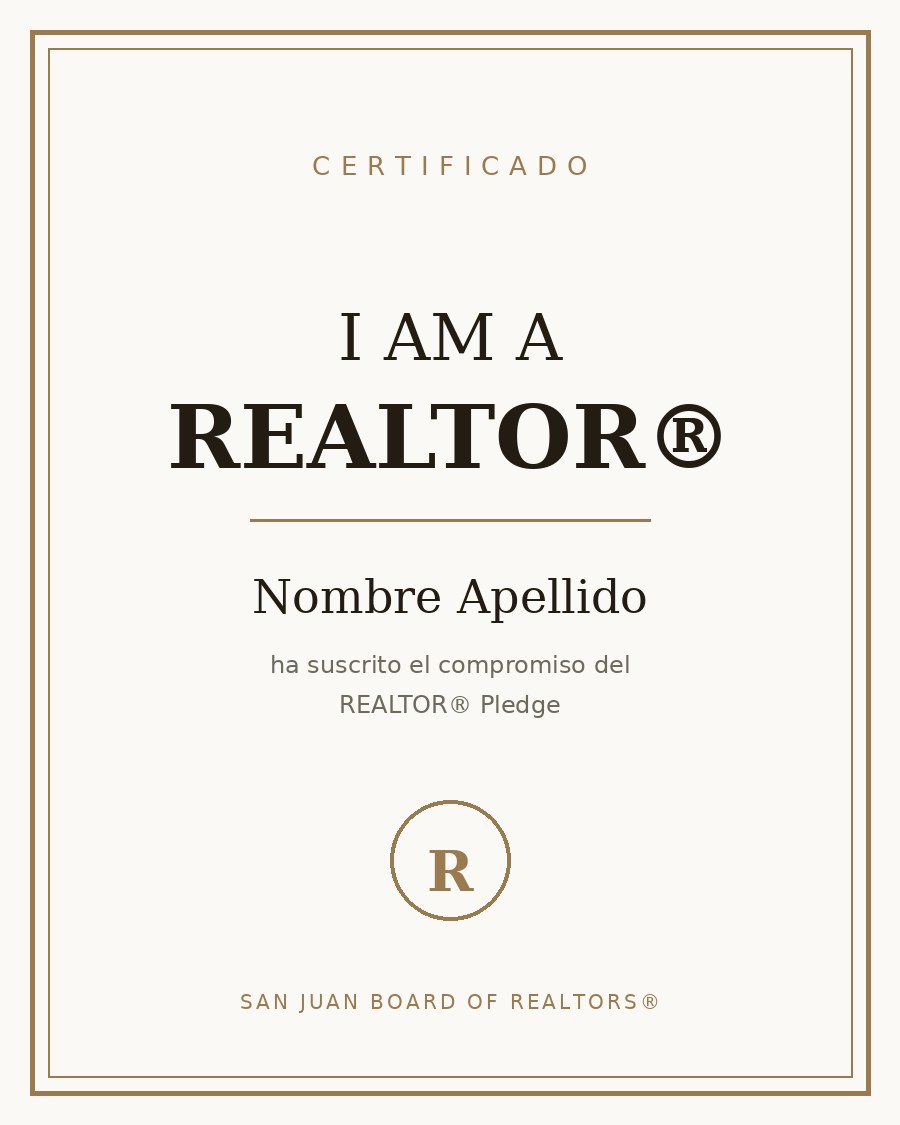 Certificado REALTOR®